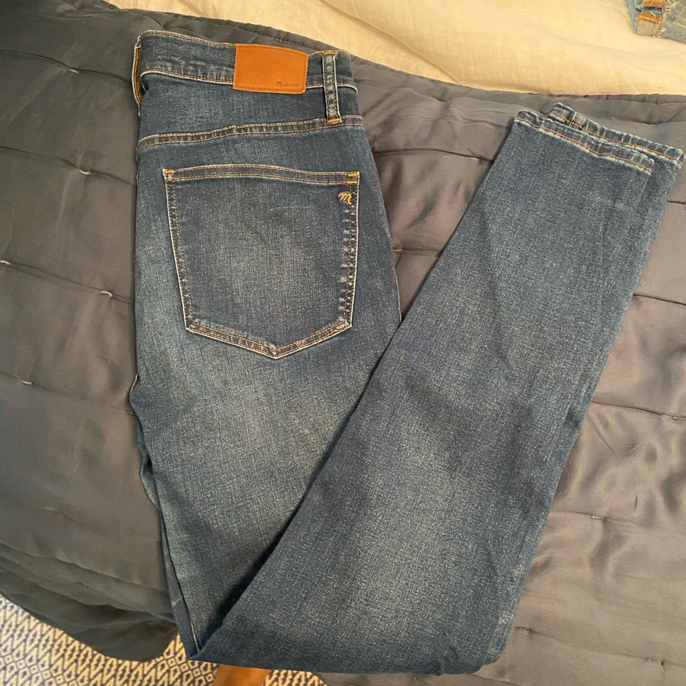 Madewell size 30 tall highwaisted skinny jeans